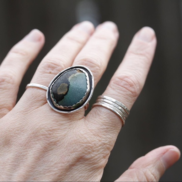 Tiny Silver Rings/ Stackable Silver Rings - Picture 2 of 5